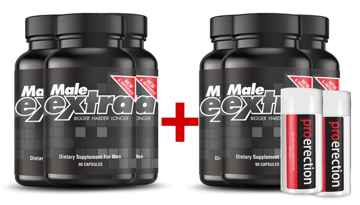 MaleExtra 3 Bottles + 3 Free Bottles + 2 Free Gels